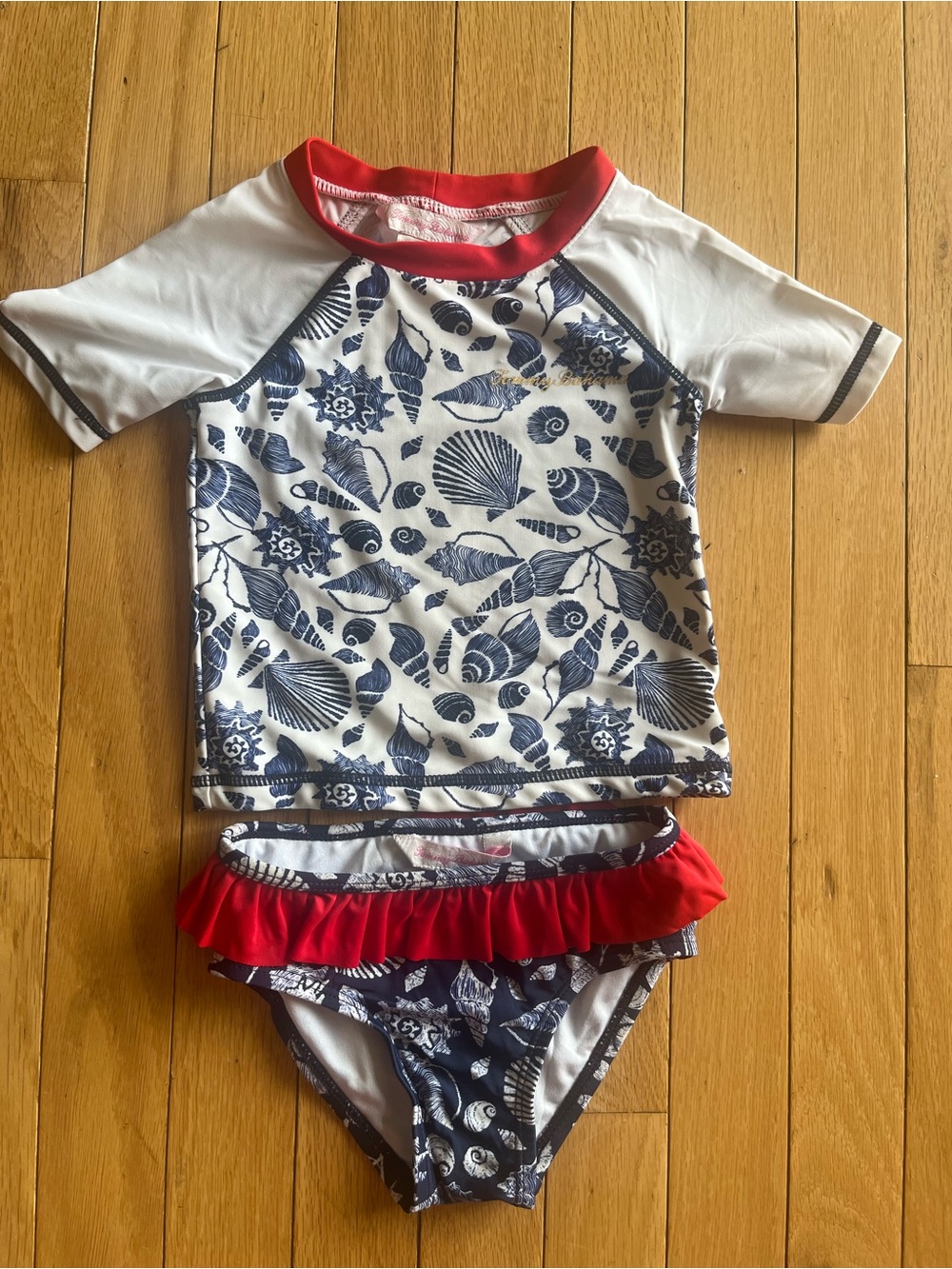 Tommy Bahama‎ 18mth Navy Shell Print Swimsuit